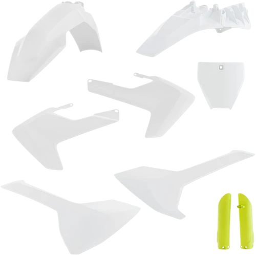 ACERBIS - 2686466812 - Full Body Kit - '20 OEM White/Yellow - Husqvarna - TC '18-'24