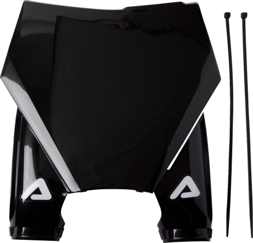 ACERBIS - 2983160001 - Raptor 2 Number Plate - Black/White