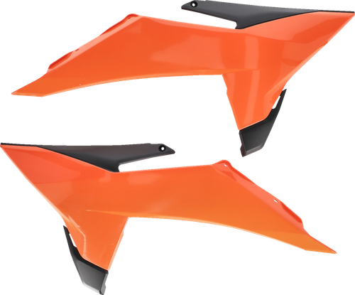 ACERBIS - 2986565225 - Radiator Shrouds - Orange/Black
