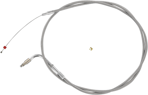 BARNETT - 102303001806 - Stainless Steel Throttle Cable - +6" - '02-'07 Touring