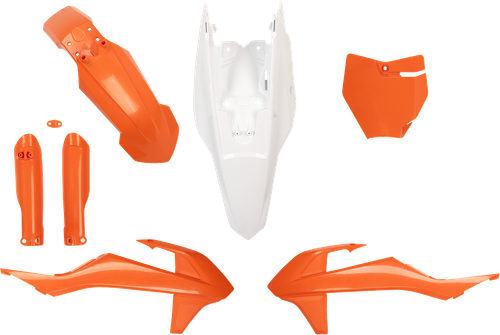 ACERBIS - 2980585321 - Full Body Kit - Orange/White - Gas Gas | KTM - MC/SX '16-'24