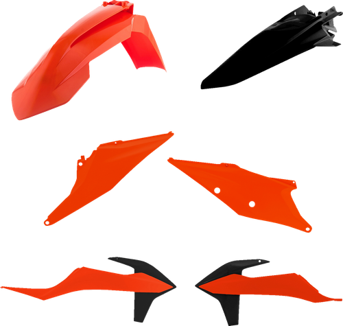ACERBIS - 2791567705 - Standard Body Kit - '23 OEM Orange/Black - KTM - EX/XC '20-'23