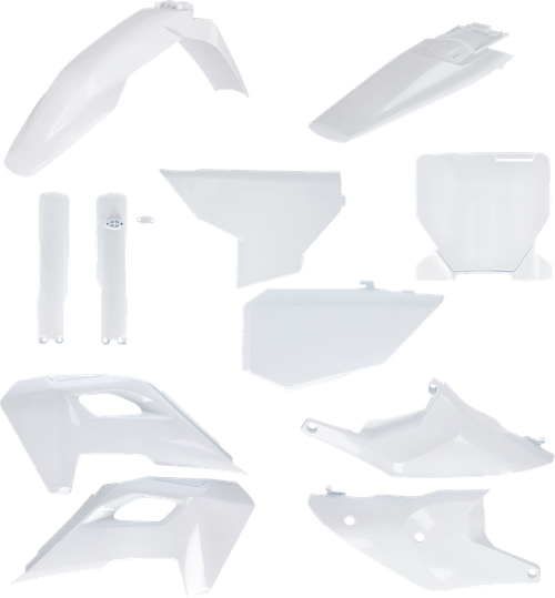 ACERBIS - 2986610002 - Full Body Kit - '20 OEM White - Husqvarna - FC/FX/TC/TX '23-'24