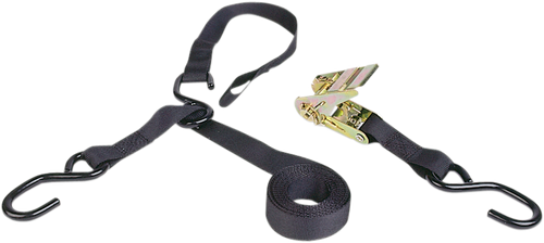 AIRHEAD SPORTS GROUP - TDR-38 - Triple Hook Ratchet Tie-Down - 4" x 8' - Black