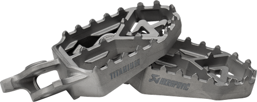 AKRAPOVIC - F-H11T1 - Adventure Foot Pegs - Titanium - Honda
