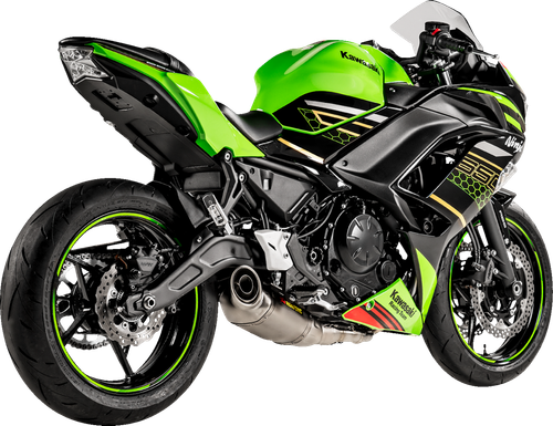 AKRAPOVIC - S-K6R13-AFCRT/1 - Racing Line Exhaust System - Titanium - Kawasaki Ninja 650