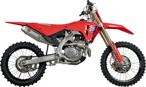 AKRAPOVIC - S-H4E1-FDHLT - Evolution Line Exhaust System - Titanium - CRF450R/CRF450RX