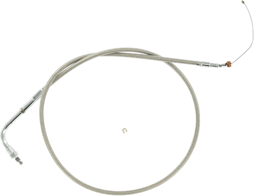 BARNETT - 1023040014 - Stainless Steel Idle Cable - Dyna/FXR/Softail