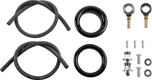 ALLOY ART - 1.8M8BP - Boom Box Air Cleaner Kit - Black Cover