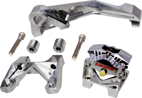 ALLOY ART - MCRB2-1 - Multi Brake Caliper Mount - 84mm Bolt Center - Raw - Super Sport