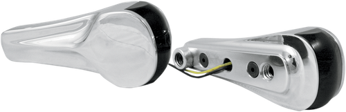 ALLOY ART - RGFS2-1 - Turn Signals - LED - Front - Finned - Chrome
