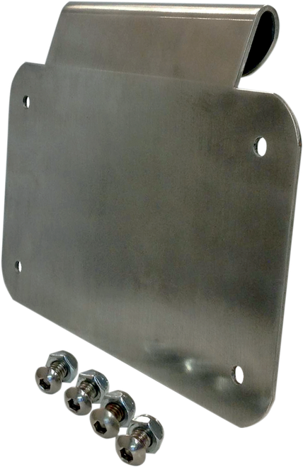 ALLOY ART - LD-2 - License Plate Mount - Burnished Aluminum