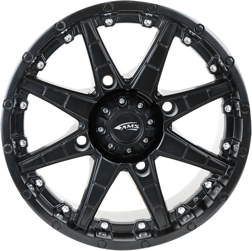 AMS - 5707-046AS - Wheel - Roll'n 105 - Front/Rear - Black - 15x7 - 4/137 - 5+2