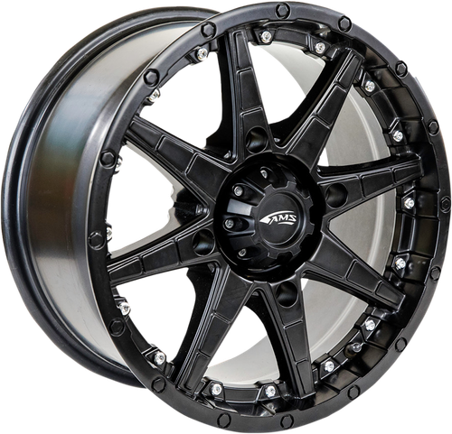 AMS - 5707-046AS - Wheel - Roll'n 105 - Front/Rear - Black - 15x7 - 4/137 - 5+2