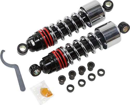 BURLY BRAND - B28-1206 - Slammer Plus Shocks - 10.5" - Chrome - XL