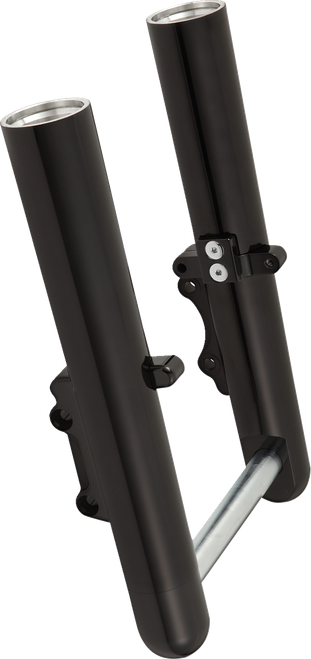 ARLEN NESS - 40-528 - Fork Legs - Black Anodized - Smooth - Dual Disc
