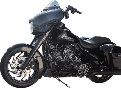 ARLEN NESS - 125-000 - Fork Boot Cover - Gloss Black Powdercoat - Smooth