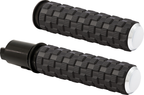 ARLEN NESS - 500-067 - Air Trax Grips - TBW - Chrome
