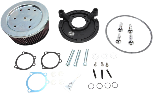 ARLEN NESS - 18-447 - Big Sucker Air Cleaner Kit - Black - Stage I