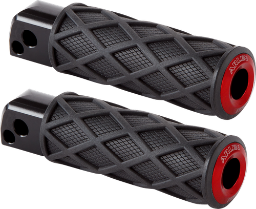 ARLEN NESS - 400-060 - Diamond Foot Pegs - Passenger - Red
