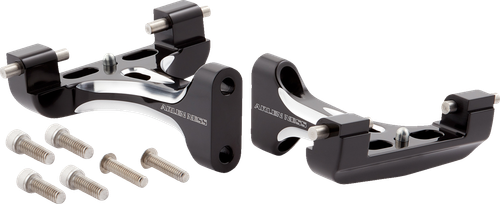 ARLEN NESS - 410-033 - Forged Floorboard Mounts - Passenger - Black