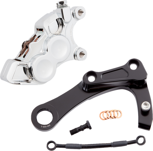 ARLEN NESS - 02-327 - 4-Piston Caliper - Rear - Chrome