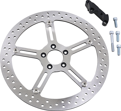 ARLEN NESS - 02-972 - Big Brake Rotor - 15" - Front Left - Harley-Davidson