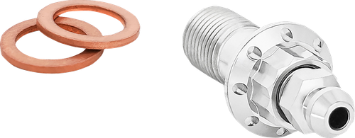 ARLEN NESS - 300-821 - Banjo Bolt with Bleeder - 10mm - Polished