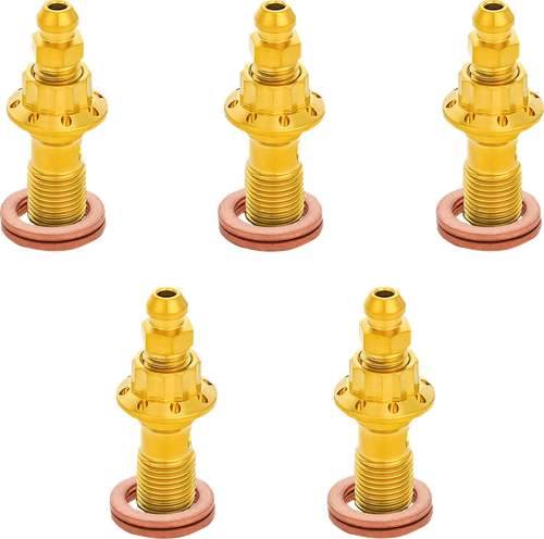 ARLEN NESS - 300-868 - Banjo Bolt 5-Pack - 10mm - Gold