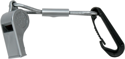 ATLANTIS - A2709C - Whistle with Clip - Grey