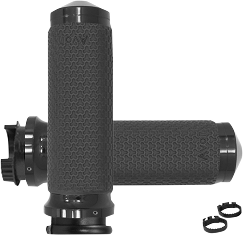 AVON GRIPS - MT-MF-63A-ANO - Memory Foam Grips - Medium - Metric - Black