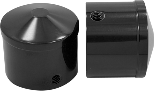 AVON GRIPS - AXL-AIR-ANO - Front Axle Nut Cover - Black - Air Cushion - 1"