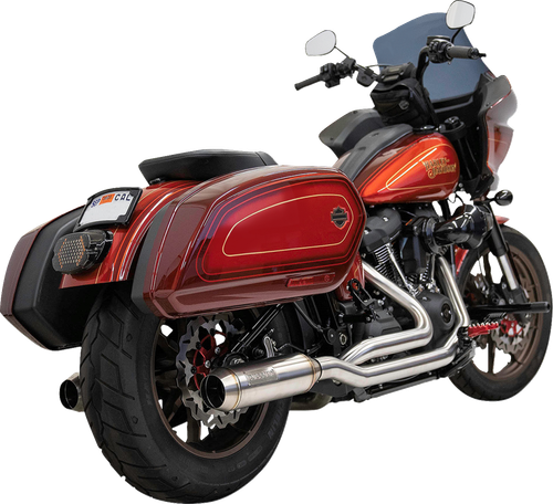 BASSANI XHAUST - 1S97SS - True Dual Performance Exhaust System with 4" Muffler - Stainless Steel