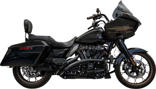 BASSANI XHAUST - 1F21FB - Sweeper Radial Exhaust System with Heat Shields - Black