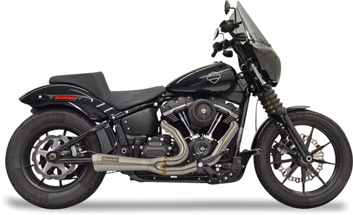 BASSANI XHAUST - 1S73SSE - 2-into-1 Ripper Short Exhaust System - Stainless Steel - 49-State
