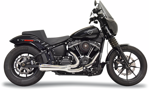 BASSANI XHAUST - 1S73E - 2-into-1 Ripper Short Exhaust System - Chrome - 49-State