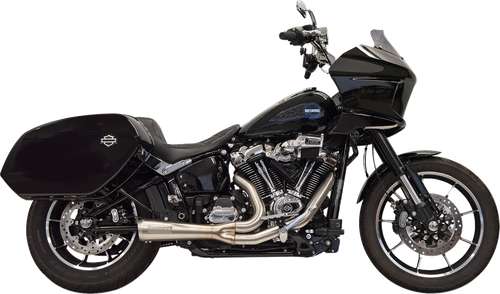 BASSANI XHAUST - 1S79 - 2-into-1 Ripper Exhaust System with Megaphone Muffler - Short - Chrome - M8 Softail