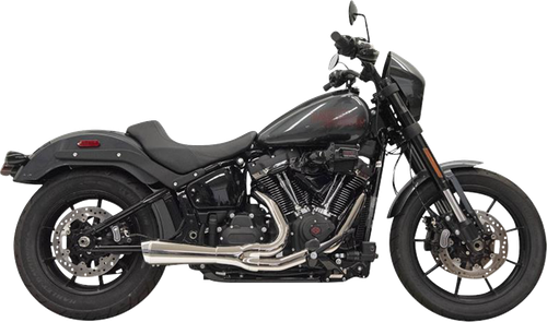 BASSANI XHAUST - 1S75 - 2-into-1 The Ripper Exhaust System with Megaphone Muffler - Short - Chrome - M8 Softail