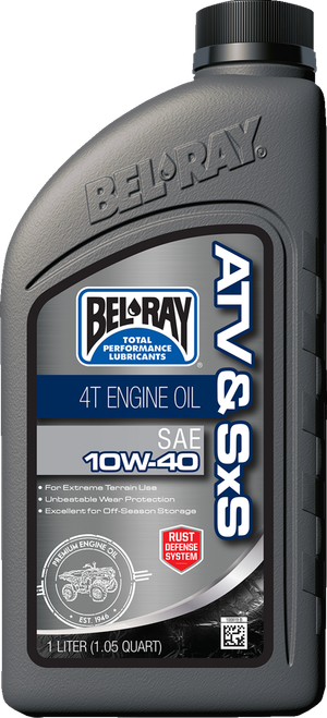 BEL-RAY - 99050-B1LW - ATV & SxS Mineral Oil 10W-40 - 1L