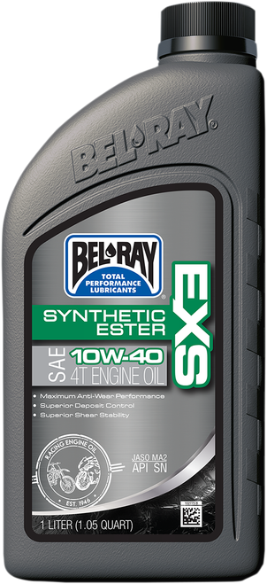BEL-RAY - 99161-B1LW - EXS Synthetic 4T Oil - 10W-40 - 1L
