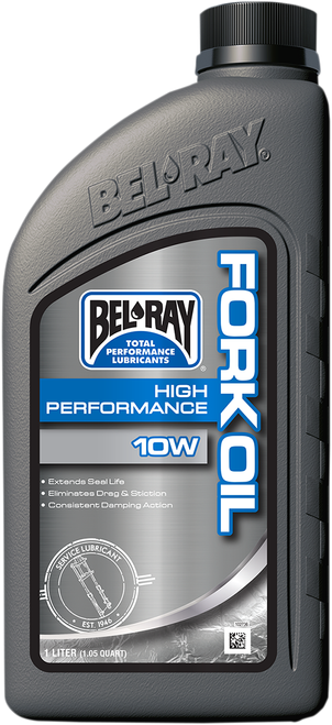 BEL-RAY - 99320-B1LW - High-Performance Fork Oil - 10w - 1L