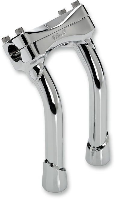 BILTWELL - 6404-105-08 - Murdock Handlebar Risers - Pullback - 8" - Chrome