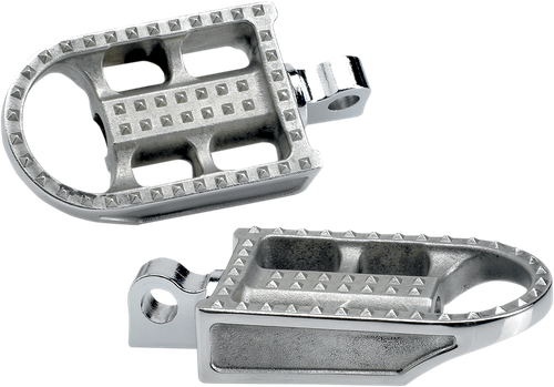 BILTWELL - 7002-302-01 - Mushman Foot Pegs - Standard - Raw Polished