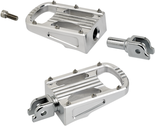 BILTWELL - 7006-303-03 - Punisher Foot Pegs - Polished - Softail