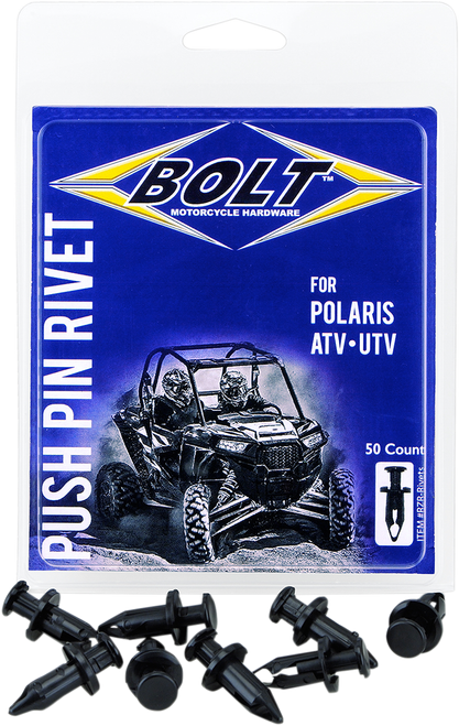 BOLT - RZR-RIVETS - Pry Rivets - M8 - 50 Pack