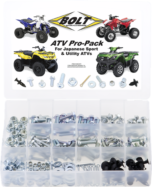 BOLT - 2005-ATV - Hardware - Pro Pack - Japanese/ATV - 225-Piece Kit