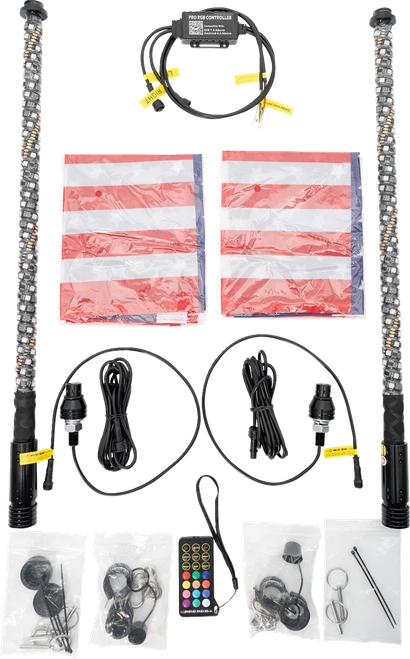 BRITE-LITES - BL-WPSKIT2 - Whip Light - 2' - Quick Connect - Pair