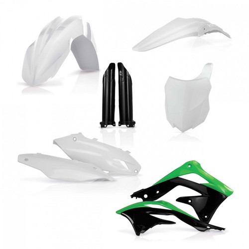 ACERBIS - 2314203914 - Full Replacement Body Kit - OEM '13 White/Black/Green