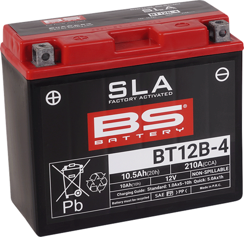 BS BATTERY - 300643 - Battery - BT12B-4 (YT)