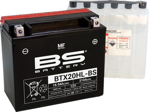BS BATTERY - 300614 - Battery - BTX20HL-BS (YTX)